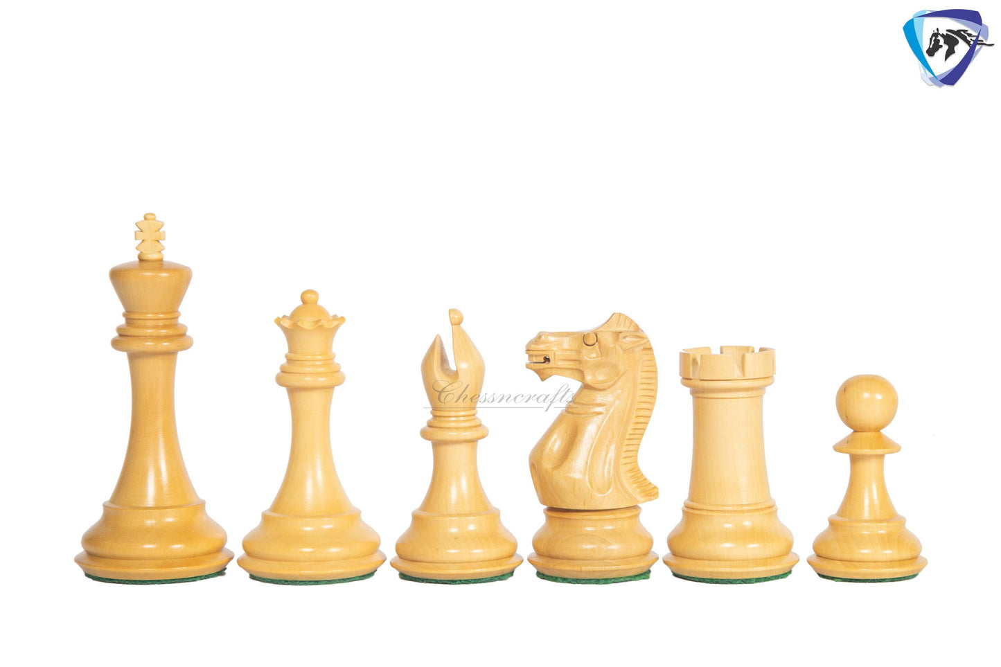 4" Sleek Staunton Chess pieces Set - Rosewood Chess Pieces Triple weighted - 21" Rosewood Chess Board(55mm) + Leather Storage Box COMBO