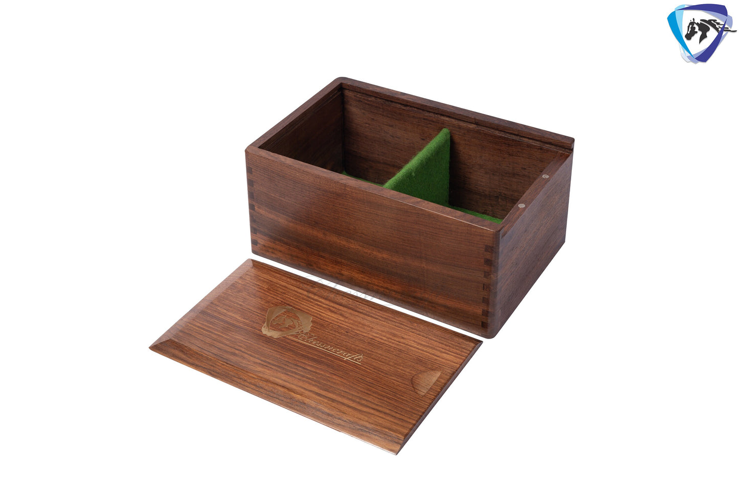 3.75" Tournament Golden Rose wood chess pieces set German knight + Sheesham wood storage box