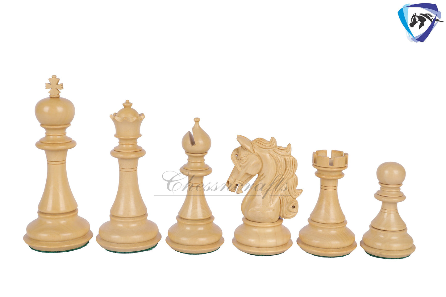 4.5" Luxury Staunton Ebony wood Chess pieces Set- SPARTAN series + 21" Ebonywood Chess board(55mm) + Leatherette Storage box for chess men