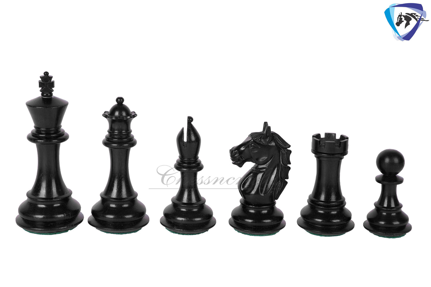 4" Alban Staunton Ebonywood & Boxwood Chess pieces Set Weighted 2 Extra queens- 4Q| chess gift| Christmas gift |