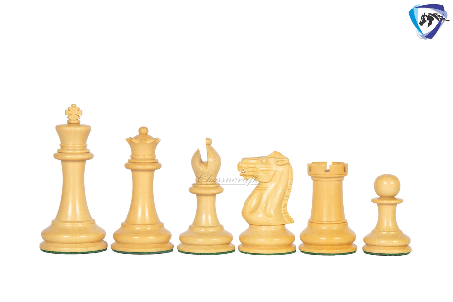 3.75" Staunton Chess Pieces Set 1849 Reproduced in Bud Rosewood & Boxwood + 21" Ebony look chess board(sq 55mm) + Leather Storage box