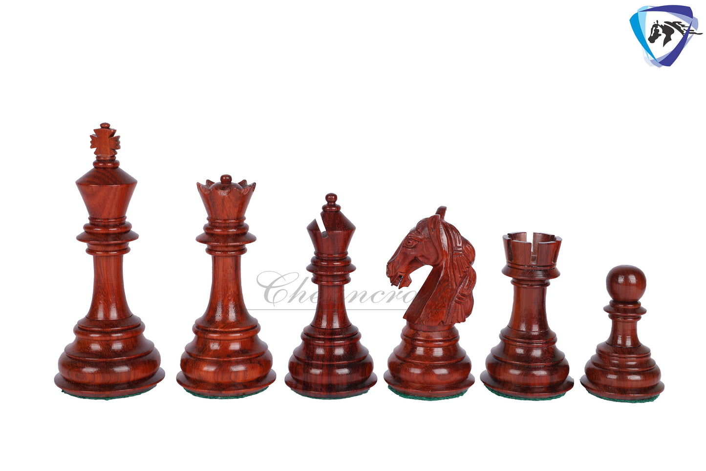 4.5" Luxury Staunton Bud Rosewood & Boxwood Chess pieces Set- COLUMBIAN Luxury- Triple Weighted 2 Extra queens- 4Q