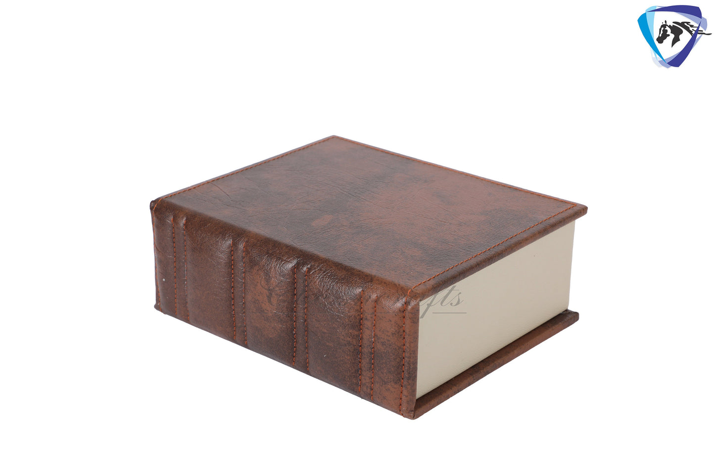 Chess Storage Box Book Style For Chess pieces upto 4.2" King chessmen set- Handmade brown Leatherette / Christmas Gift/ Chess Gift