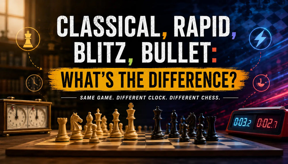 Blitz, Rapid, Classical: What's Actually Different Besides the Clock