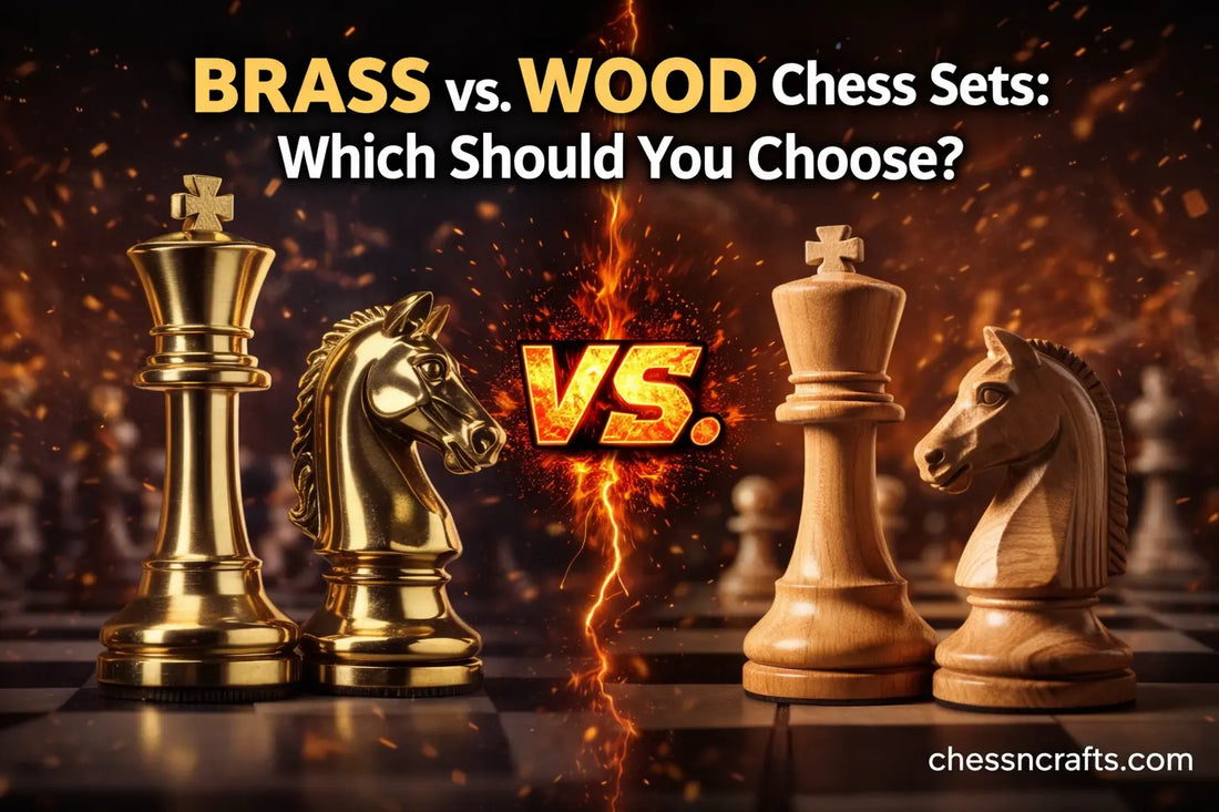 Brass vs. Wood Chess Sets: Which Should You Choose?