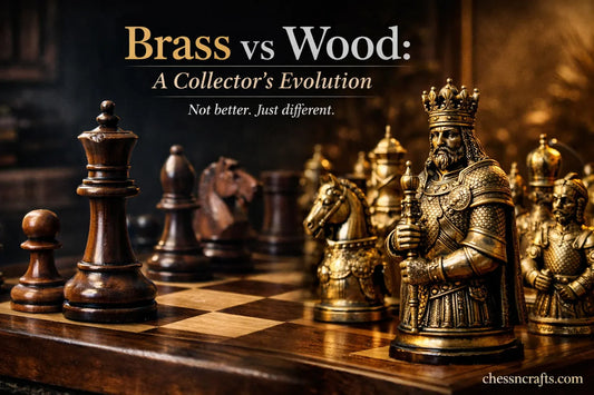 Brass Chess Sets: Why Serious Collectors Choose Metal Over Wood