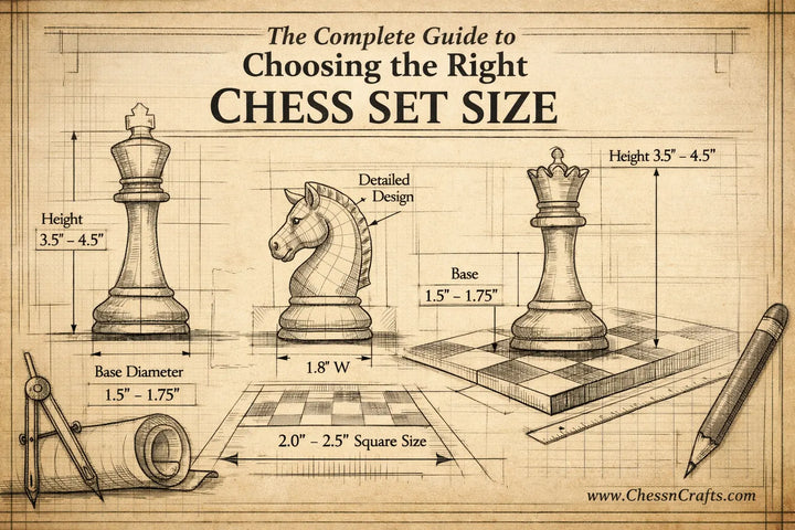 The Complete Guide to Choosing the Right Chess Set Size