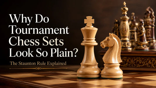 Why Do Tournament Chess Sets Look So Plain? The Staunton Rule Explained