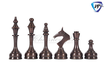 16" Brass Chess Board Set MODERN CLASSIC Chess Pieces Copper-Silver and Rosewood  Chess board with Storage drawer- Chess Gift- Gift for Him
