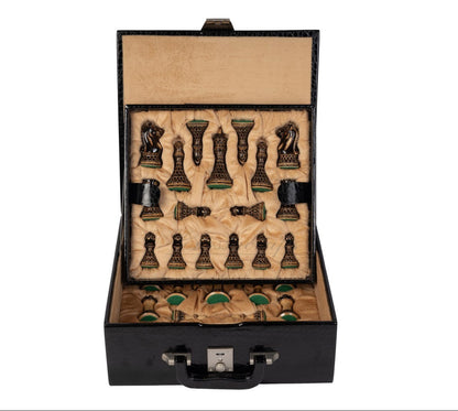 4" Fierce Knight Staunton Chess pieces Set