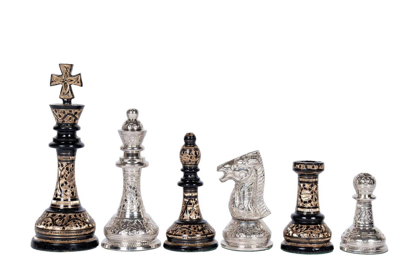 21" Giant Brass chess Board set Luxury Hand carving chess board & King: 4.75" Brass Chess Pieces set With storage Box- Big Size Metal Chess