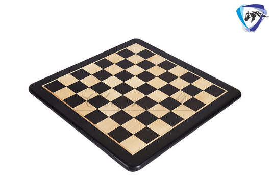 21" & 19" Ebony wood chess board Square: 55mm and 51 mm Rounded corners and edges Super fine lacquered polish
