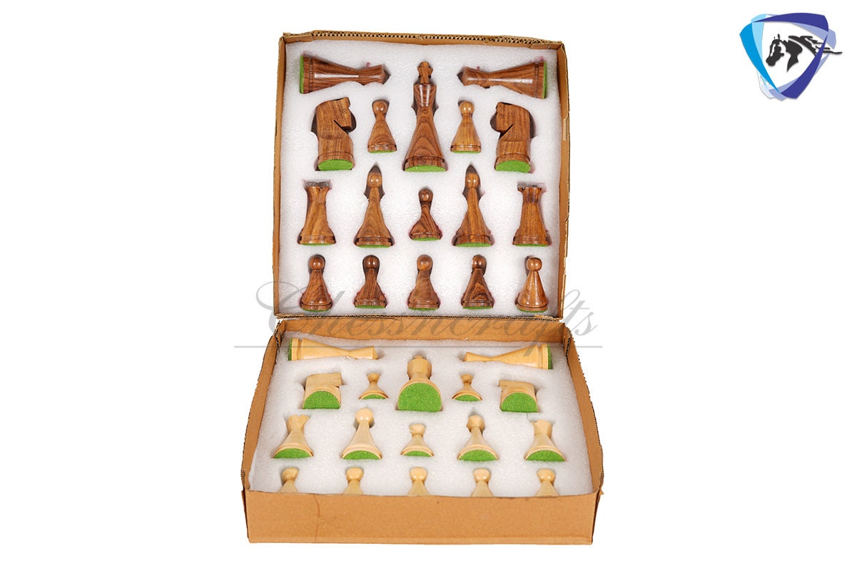 19th Century Russian Soviet Reproduced classic series Chess pieces 4" in Golden Rosewood & boxwood/ 50mm Borderless Chess Board set Combo.