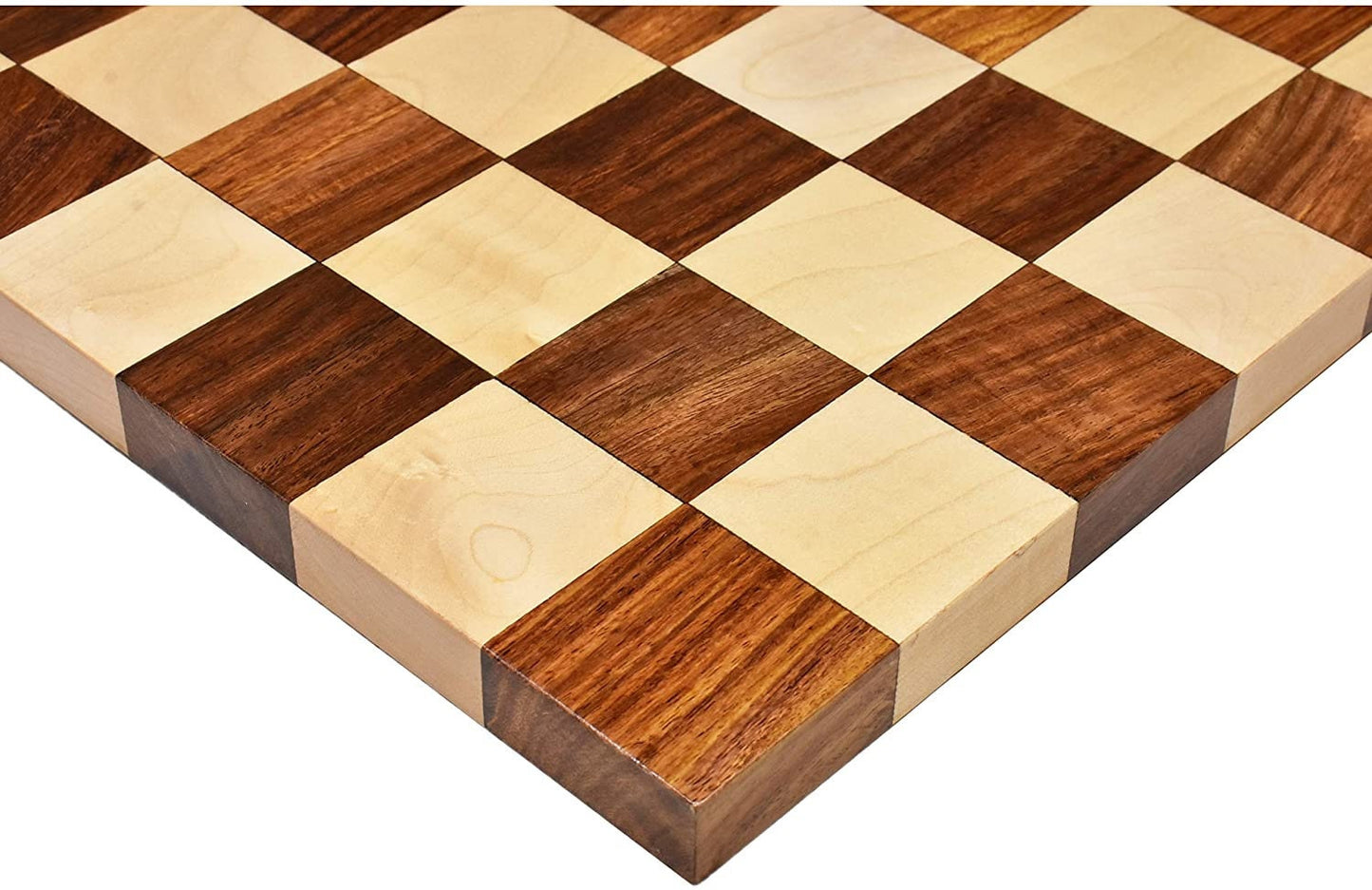 COMBO 4" Golden Rosewood Staunton chess pieces set BRIDLE SERIES Weighted w/ extra queens & 50mm Borderless Golden rosewood chess Board-