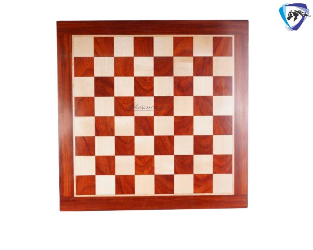 23" Bud Rosewood Chess board - Handcrafted big size chess board inlaid squares 60mm