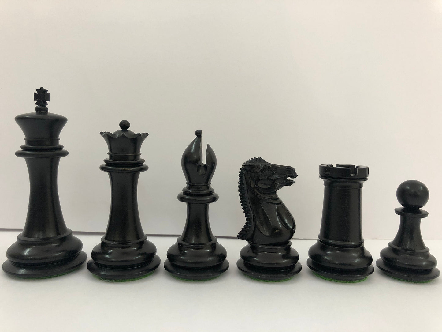 1849 Reproduced COOKE JACQUES chess Pieces set Camel Bone Staunton king 3.75" hand carved unique collector vintage chess pieces