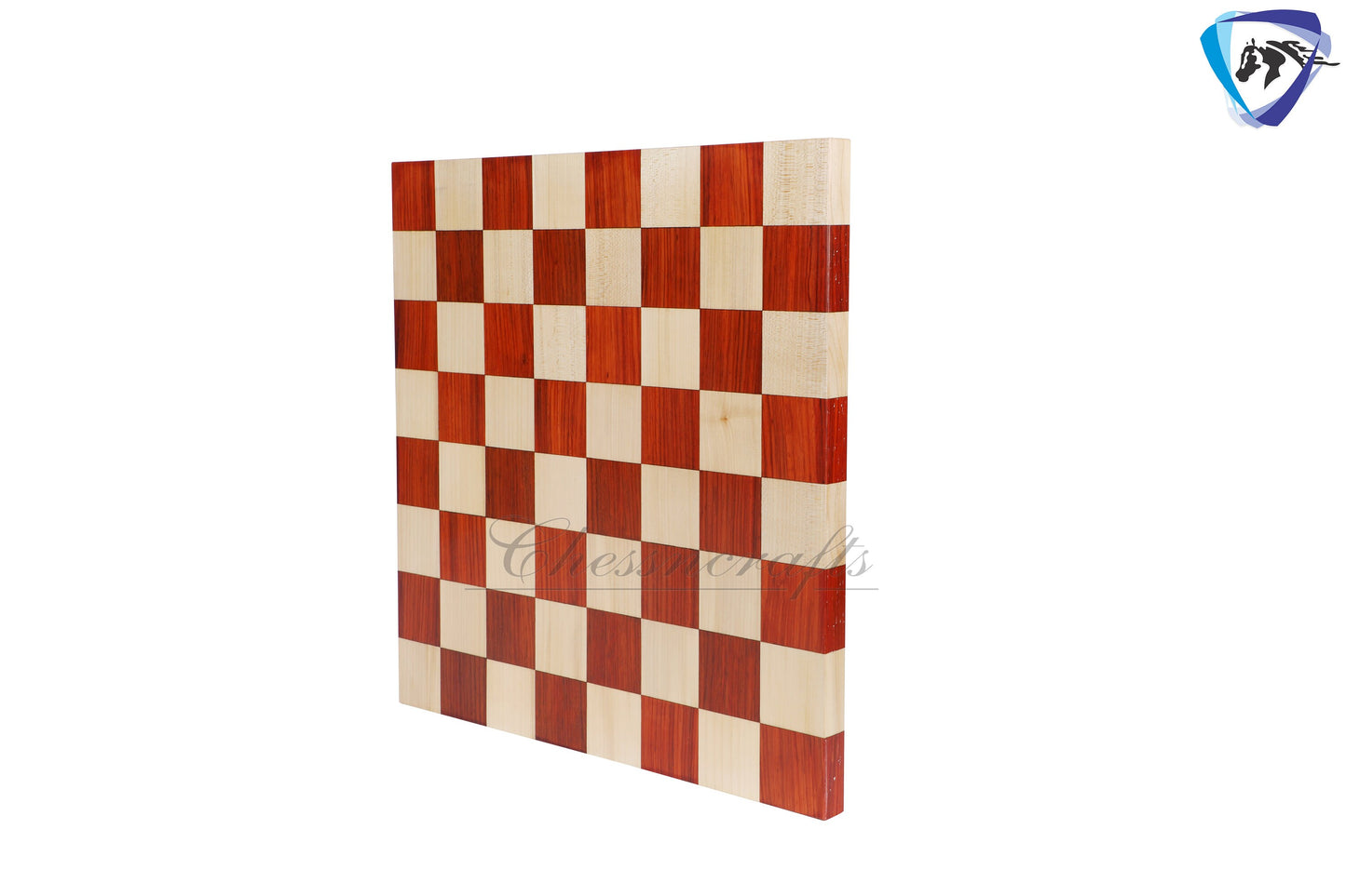 16" Bud Rosewood Chess Board Borderless DOUBLE SIDED Square: 50MM (2")  End grain Handmade chess board with Super fine polish