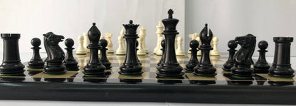 1849 Reproduced COOKE JACQUES chess Pieces set Camel Bone Staunton king 3.75" hand carved unique collector vintage chess pieces
