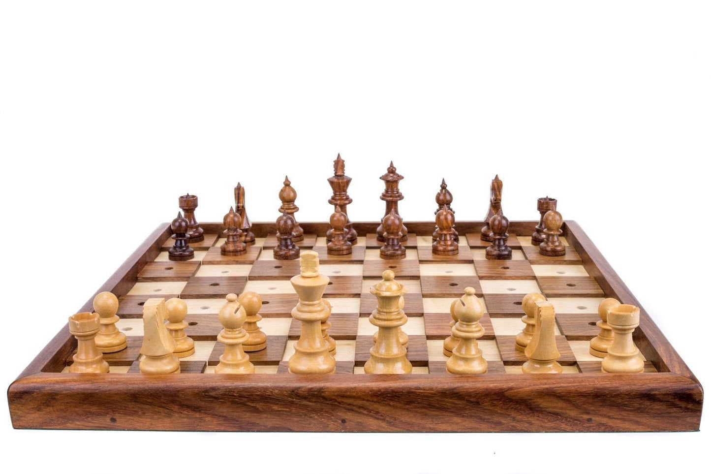 16" Blind chess set wooden Braille chess board set | 10" Blind Chess set | Braille Chess set | Chess for visually Impaired