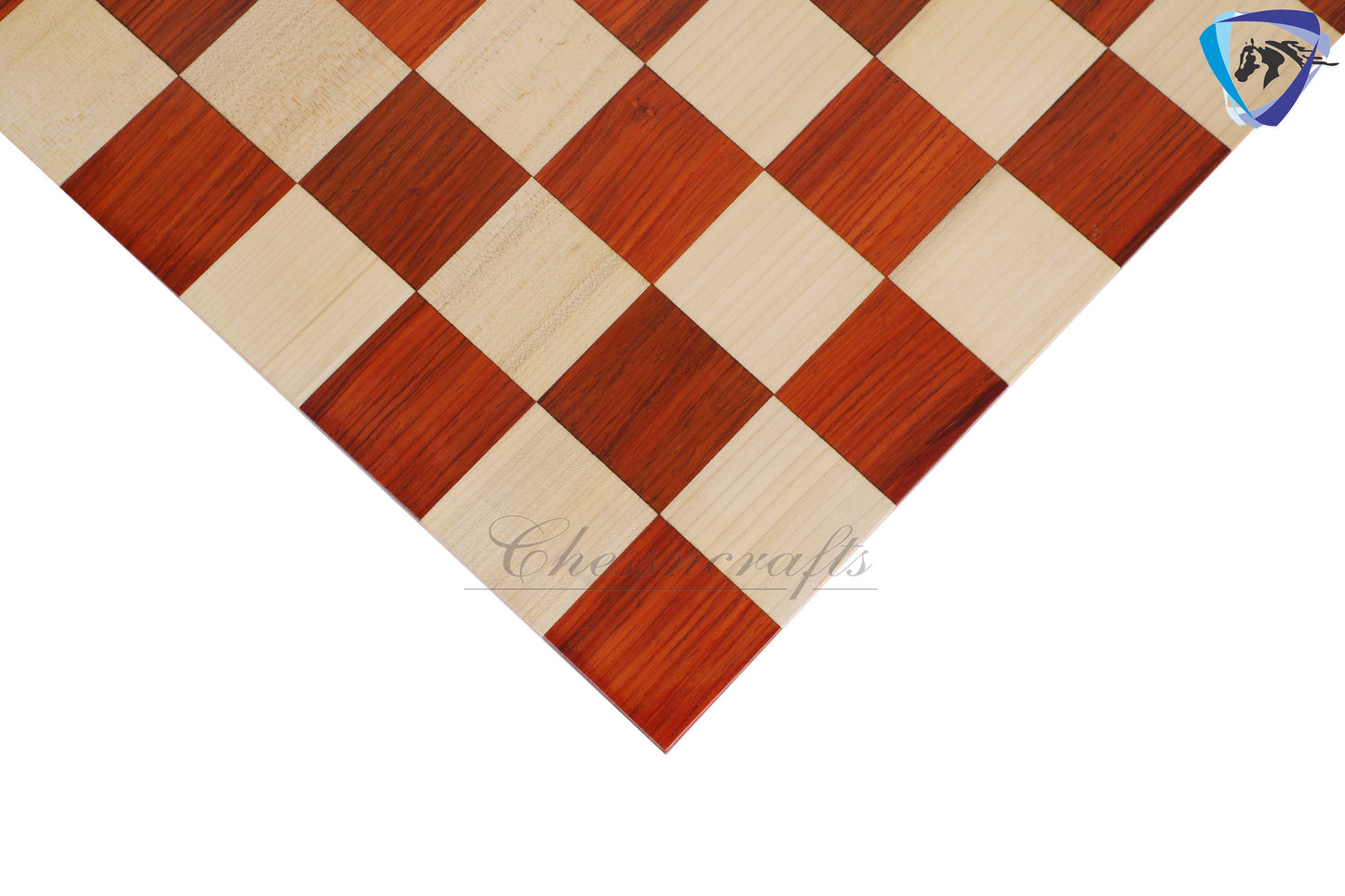 16" Bud Rosewood Chess Board Borderless DOUBLE SIDED Square: 50MM (2")  End grain Handmade chess board with Super fine polish