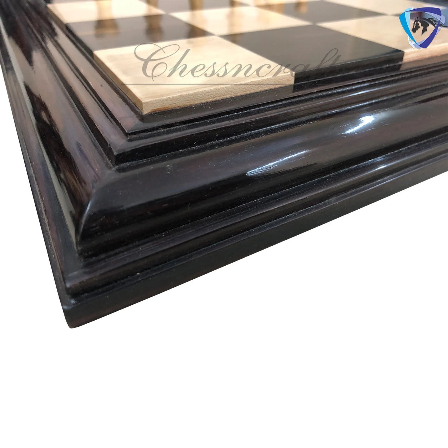 21" & 23" Ebony wood chess board