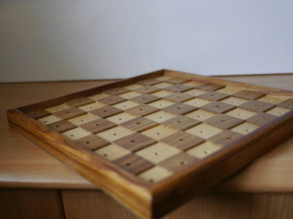 16" Blind chess set wooden Braille chess board set | 10" Blind Chess set | Braille Chess set | Chess for visually Impaired