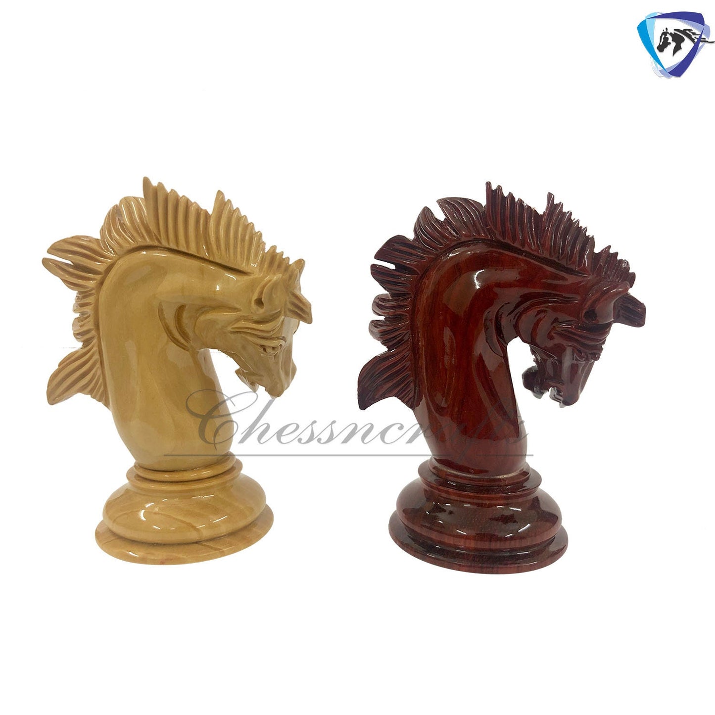 4.4" Bud Rosewood Chess Pieces Set St. Petersburg / Savano Series Luxury Artisan Padauk chess Set Weighted Extra queens- 4Q Weighted