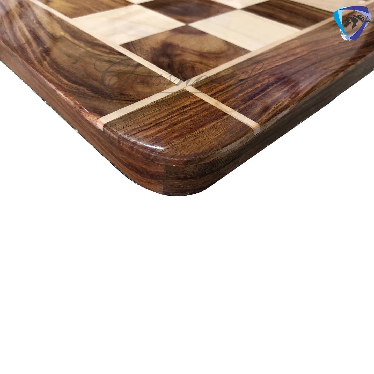 21" wooden(sheesham) flat chess board - Golden Rosewood & Maplewood