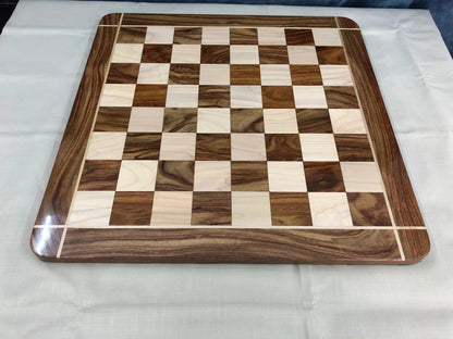 21" wooden(sheesham) flat chess board - Golden Rosewood & Maplewood