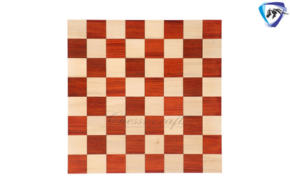 16" Bud Rosewood Chess Board Borderless DOUBLE SIDED Square: 50MM (2")  End grain Handmade chess board with Super fine polish