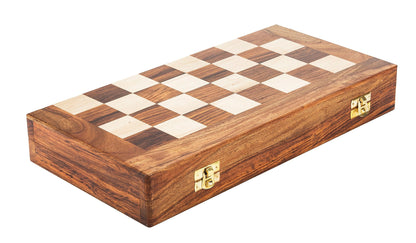Wooden Chess pieces set - 4" DOME ARTISTIC Hand carved chess pieces in Ebonywood & Boxwood