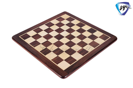 21" and 23" Rose wood & Maple wood flat chess board Round corners and edges Square 55mm and 60 mm Handcrafted big size giant chess board.