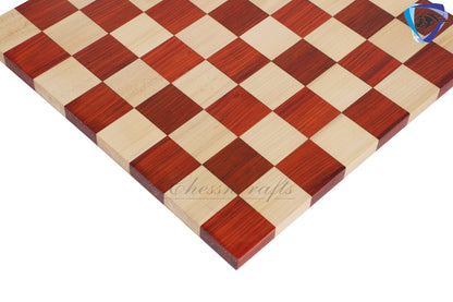16" Bud Rosewood Chess Board Borderless DOUBLE SIDED Square: 50MM (2")  End grain Handmade chess board with Super fine polish
