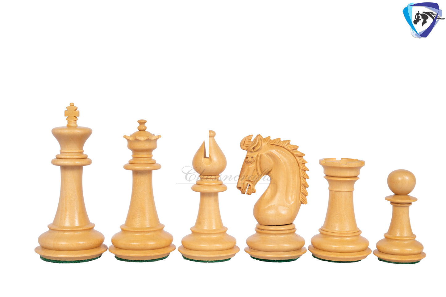 3.75" Staunton Bud Rosewood Chess pieces Set- THE ADVENT series + 50mm Borderless solid Budrosewood chess board + Leather storage box