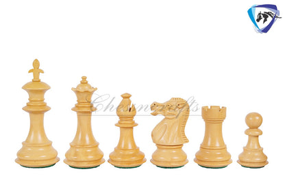 4" Royal Bud Rosewood Staunton Chess pieces Set Weighted with Extra Queens, Hand Made chess pieces