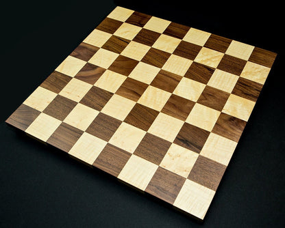 16" and 17.3" Rosewood Chess Board Borderless DOUBLE SIDED Square: 50MM (2") & 55MM(2.2") Super fine polish