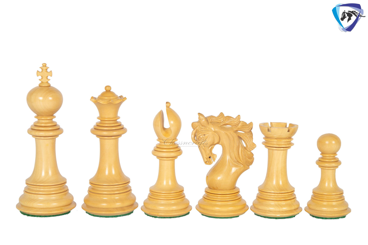 4.5" Staunton Ebony wood Chess pieces Set- BENEVENTO - Triple Weighted + 23" Ebony wood Chess Board(SQ:60mm)  + Leatherette storage Box.