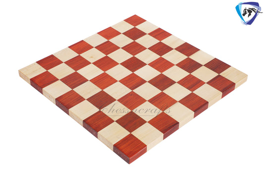 16" Bud Rosewood Chess Board Borderless DOUBLE SIDED Square: 50MM (2")  End grain Handmade chess board with Super fine polish